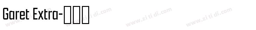 Garet Extra字体转换